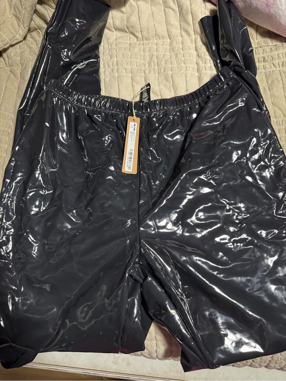 Skims patent leather pants